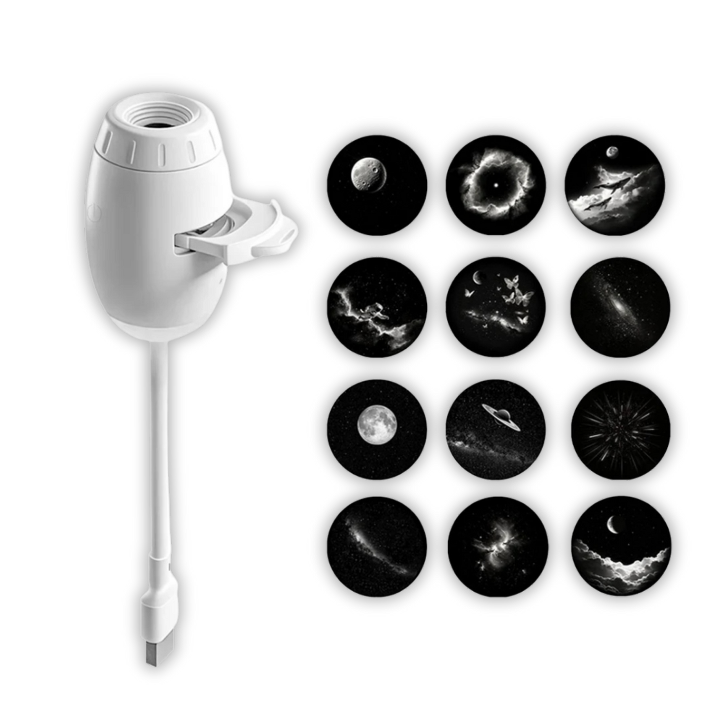 Evonix 2-in-1 Galaxie-Projektor V2